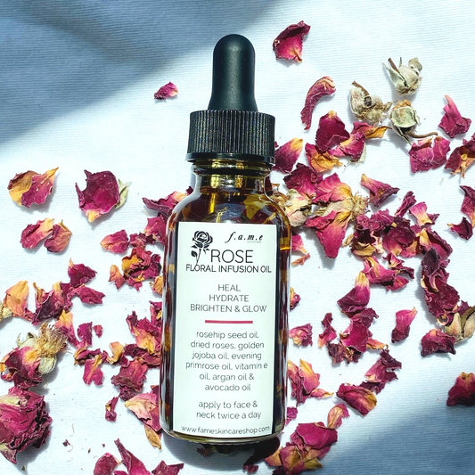 rose floral infusion oil
