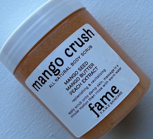 mango crush all natural body scrub